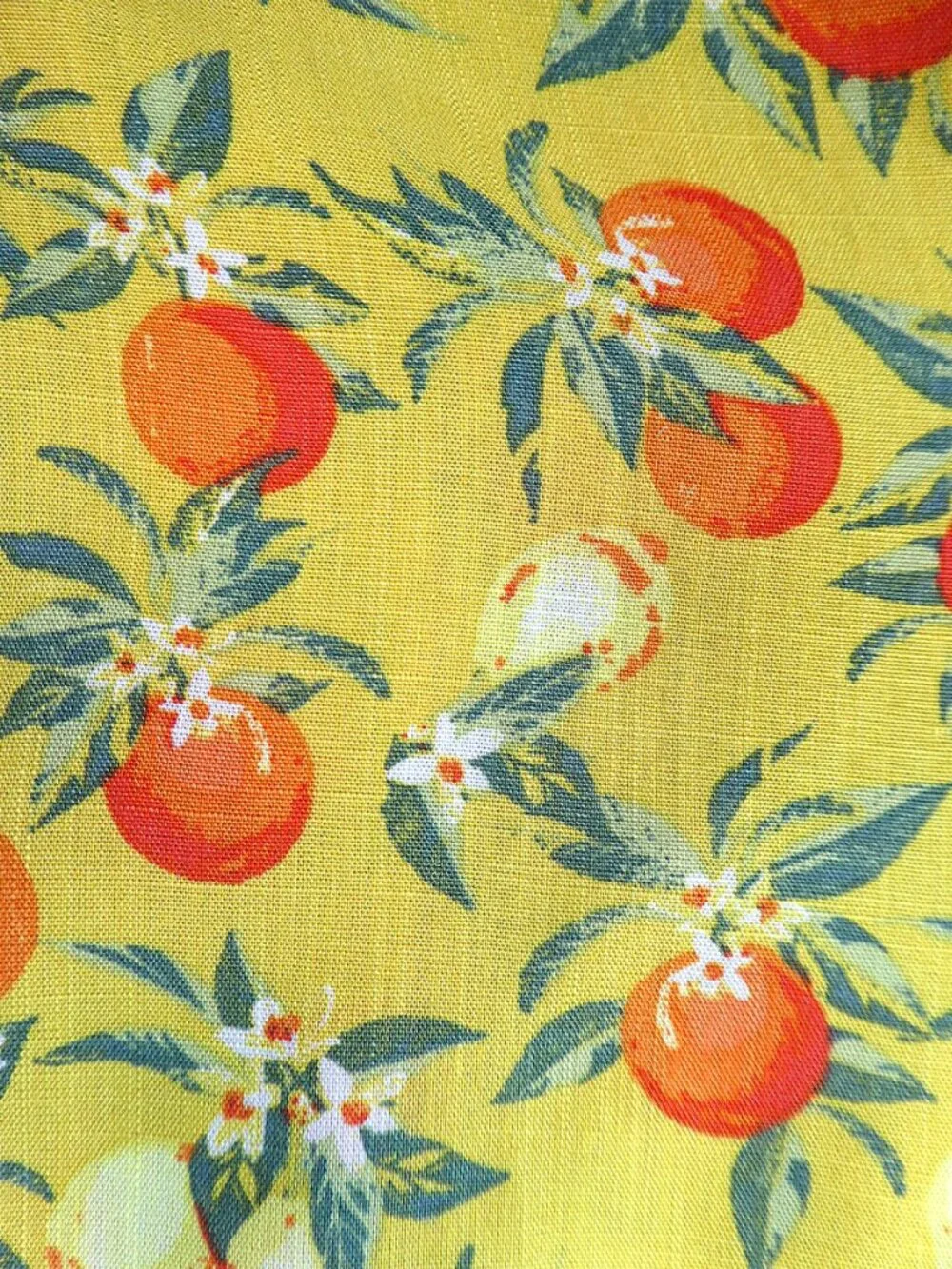 Citrus Fruit Yellow Romper Wild Fable Bright Oranges Blossoms Wide Leg Shorts M